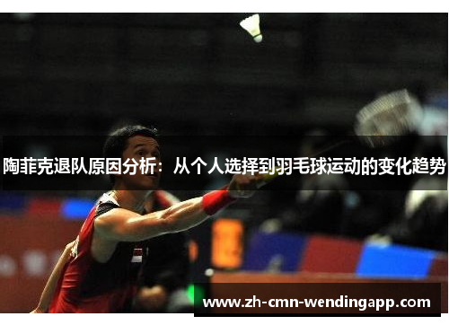 陶菲克退队原因分析：从个人选择到羽毛球运动的变化趋势