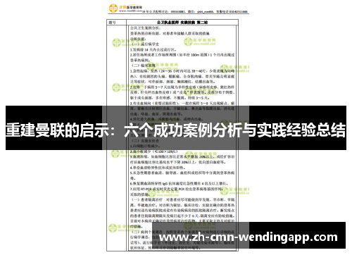 重建曼联的启示:六个成功案例分析与实践经验总结 重建曼联的启示:六个成功案例分析与实践经验总结